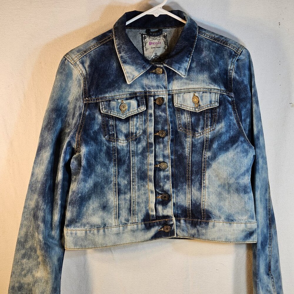 Puzzle Jeans Wear Jean Jacket -- ITEM #2248